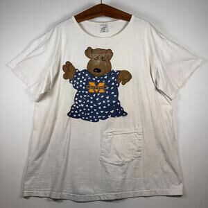 VTG 80s 90s Alore/McPrints Michigan UofM Bedtime Shirt - OS